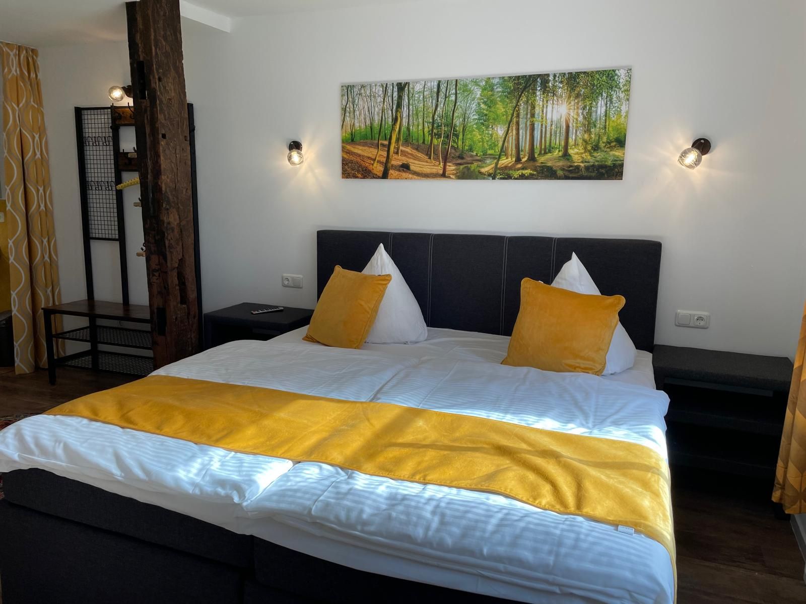Helles Doppelzimmer im Hotel